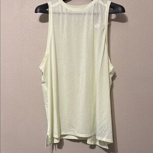 The North Face Light Yellow Outdoor Tank Top Size 2X